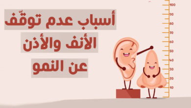 أسباب عدم توقّف الأنف والأذن عن النموّ