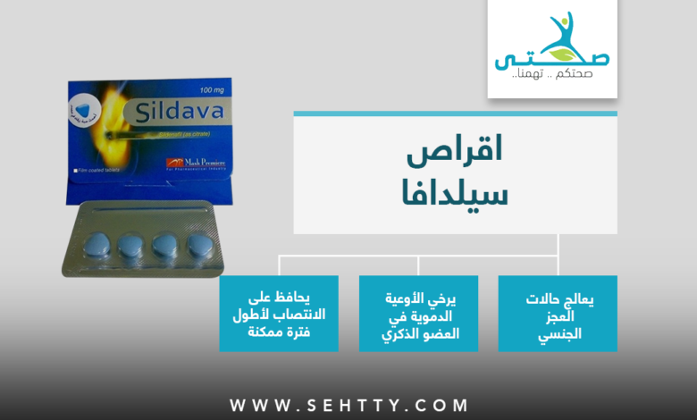 اقراص sildava سيلدافا 100 مجم للرجال